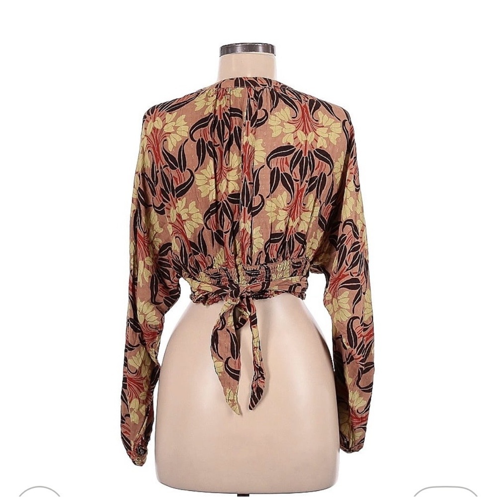 Haute Hippie Multicolor Floral Blouse - Picture 2 of 3
